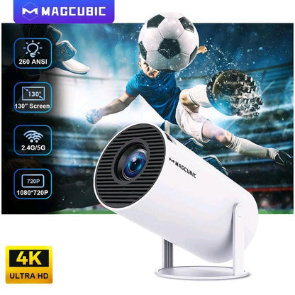 Magcubic Mini Projector HYD- Android Compatible, Efficient Design for Home Entertainment Needs