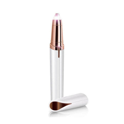 Eyebrow Trimmer for Women, Rechargeable Eyebrow Hair Remover, Painless Electric Razor with LED