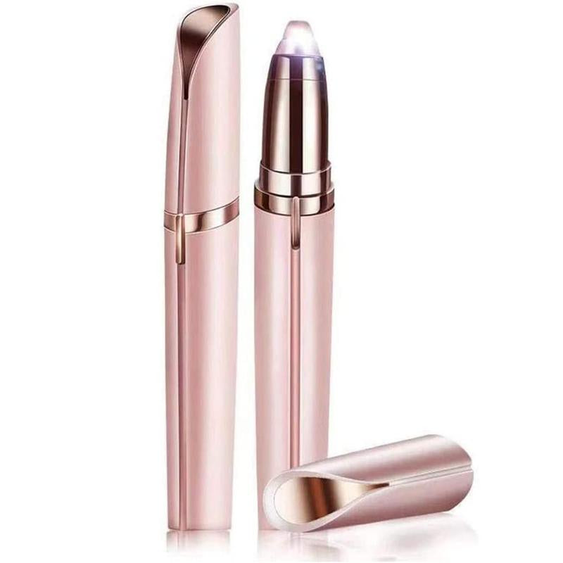 Eyebrow Trimmer for Women, Rechargeable Eyebrow Hair Remover, Painless Electric Razor with LED