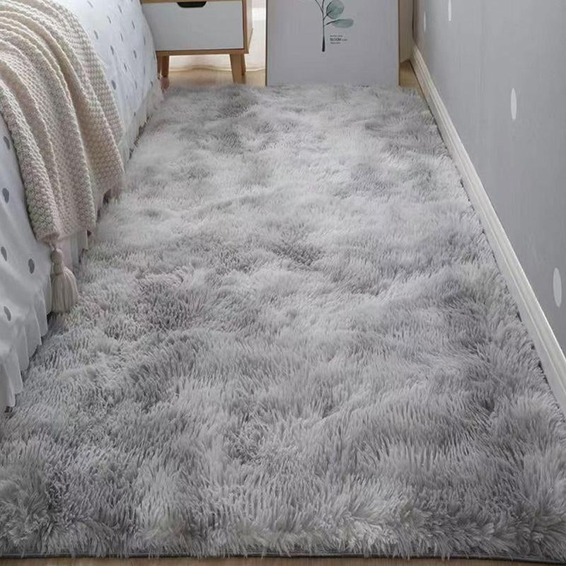 Fluffy Bedside Rug, Multi-Size Modern Soft Plush Bedside Carpet, Non-Slip Floor Mat for Home Living Room Bedroom Dormitory